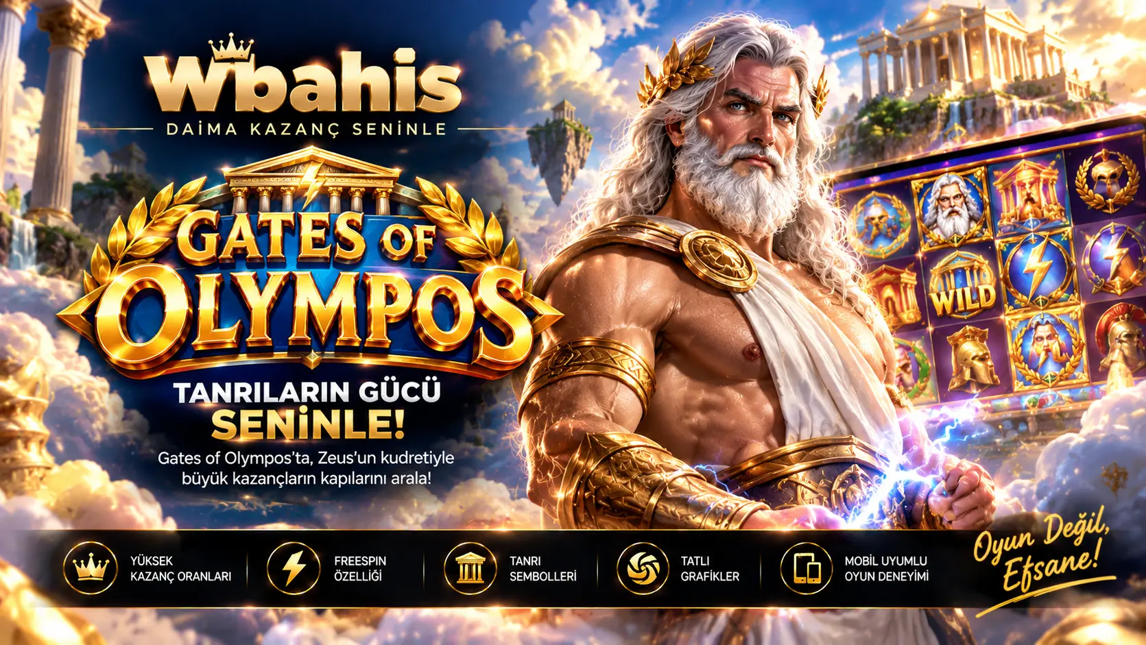 Wbahis Gates of Olympus 2026 | Oyun ve Bonus Rehberi