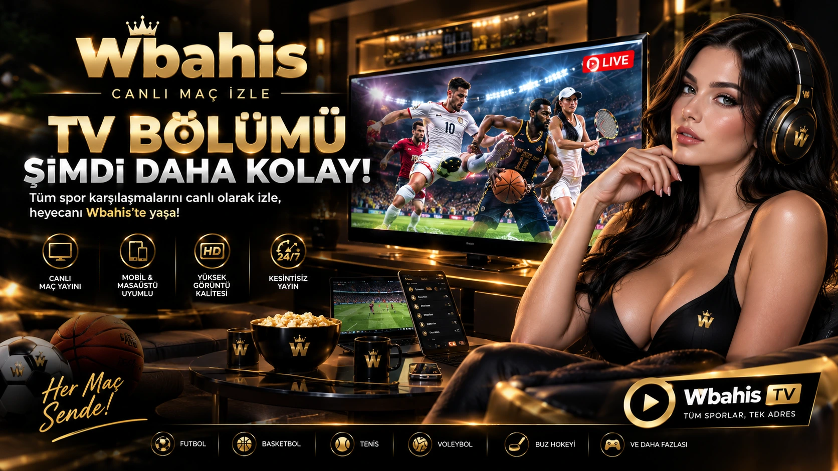 Wbahis TV Canlı Maç İzle