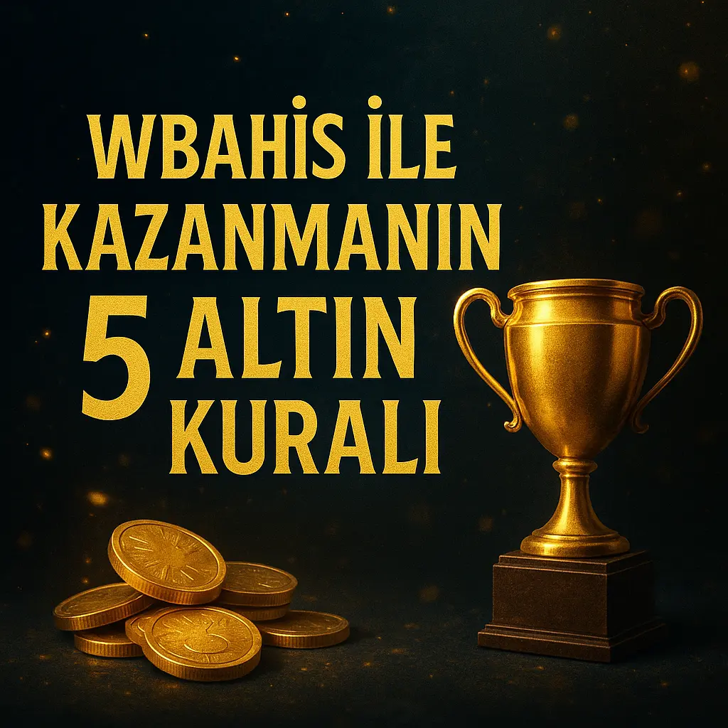 Wbahis ile Kazanmanın 5 Altın Kuralı